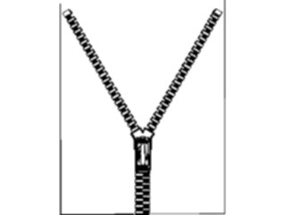 Sticker Custom Preview Image #045002 Clothing Accessories Clothing Fashion Zipper Frame