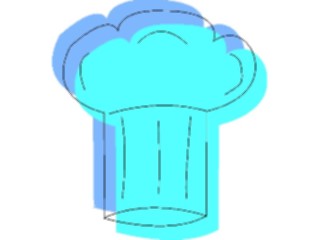 Sticker Custom Preview Image #045135 Clothing Accessories Hats Chefs Hat08