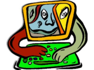 Sticker Custom Preview Image #046241 Computers Cartoons Computer Abstract