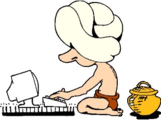 Sticker Custom Preview Image #046261 Computers Cartoons Computer Charmer