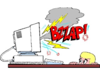 Sticker Custom Preview Image #046269 Computers Cartoons Computer Crash