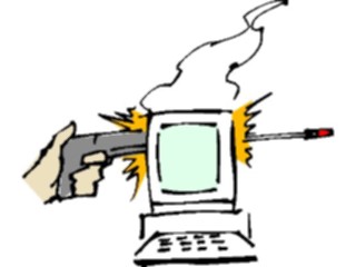 Sticker Custom Preview Image #046285 Computers Cartoons Computer Frustration1