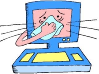 Sticker Custom Preview Image #046297 Computers Cartoons Computer Ill2