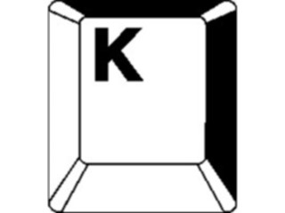 Sticker Custom Preview Image #046615 Computers Keyboard Keys Key K