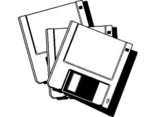 Sticker Custom Preview Image #046714 Computers Media3inch Disks2