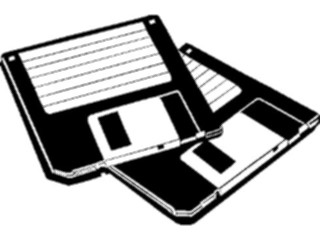 Sticker Custom Preview Image #046715 Computers Media3inch Disks3