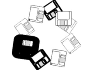 Sticker Custom Preview Image #046717 Computers Media3inch Disks5