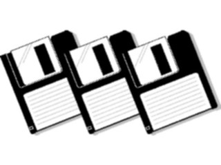 Sticker Custom Preview Image #046718 Computers Media3inch Disks6