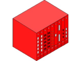 Sticker Custom Preview Image #047119 Computers Network Diagramming Isometric Concentrator