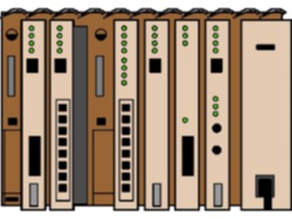 Sticker Custom Preview Image #047213 Computers Network Diagramming L A N Concentrators Hubs D E Chub