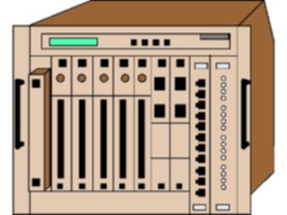 Sticker Custom Preview Image #047216 Computers Network Diagramming L A N Concentrators Hubs Fibronics Giga H U B