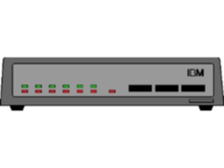 Sticker Custom Preview Image #047222 Computers Network Diagramming L A N Concentrators Hubs I B M8222 Workgroup Hub