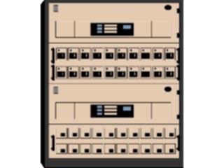 Sticker Custom Preview Image #047224 Computers Network Diagramming L A N Concentrators Hubs I B M8230 C A U