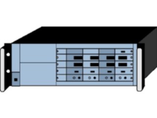 Sticker Custom Preview Image #047230 Computers Network Diagramming L A N Concentrators Hubs R A D F D X100 F D D I Hub