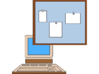 Sticker Custom Preview Image #047275 Computers Network Diagramming L A N Miscellaneous Bulletin Board System