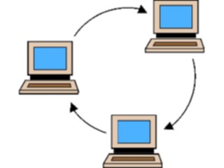 Sticker Custom Preview Image #047320 Computers Network Diagramming L A N Miscellaneous Peer Network