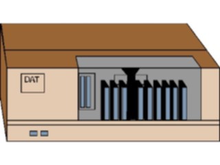 Sticker Custom Preview Image #047346 Computers Network Diagramming L A N Storage A D I C Autochanger