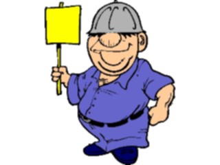 Sticker Custom Preview Image #048402 Construction Construction Worker09