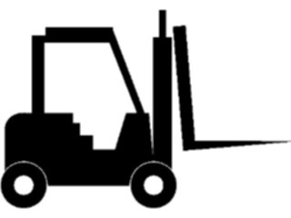 Sticker Custom Preview Image #048492 Construction Forklift02