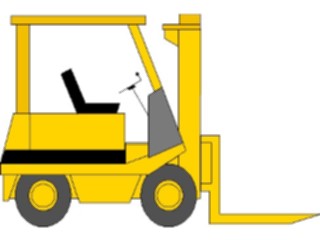 Sticker Custom Preview Image #048493 Construction Forklift03