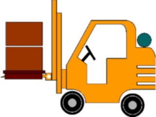 Sticker Custom Preview Image #048494 Construction Forklift04