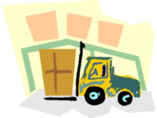 Sticker Custom Preview Image #048500 Construction Forklift10