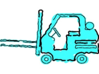 Sticker Custom Preview Image #048504 Construction Forklift14