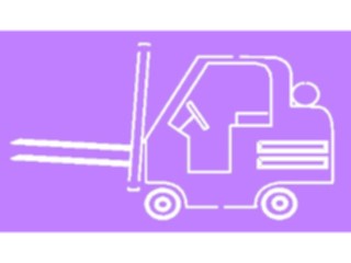 Sticker Custom Preview Image #048505 Construction Forklift15