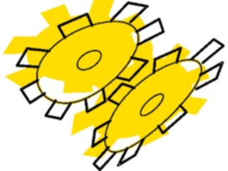 Sticker Custom Preview Image #048513 Construction Gears3