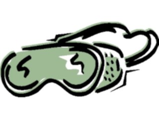 Sticker Custom Preview Image #048515 Construction Goggles1