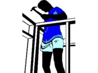 Sticker Custom Preview Image #048525 Construction Hammering4