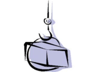 Sticker Custom Preview Image #048538 Construction Hook Lifting Bar2