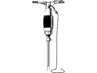 Sticker Custom Preview Image #048542 Construction Jackhammer1