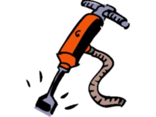 Sticker Custom Preview Image #048543 Construction Jackhammer2
