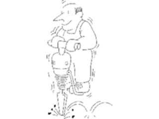 Sticker Custom Preview Image #048547 Construction Jackhammering3