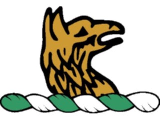 Sticker Custom Preview Image #048769 Crests Emblems Animals Griffin Head3