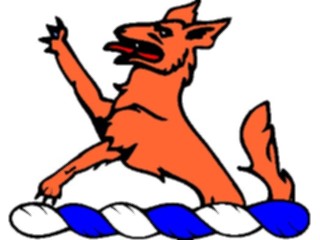 Sticker Custom Preview Image #048909 Crests Emblems Animals Wolf Demi