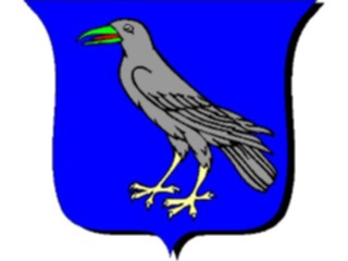 Sticker Custom Preview Image #048965 Crests Emblems Birds Raven