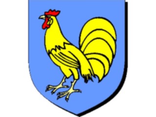 Sticker Custom Preview Image #048967 Crests Emblems Birds Rooster2