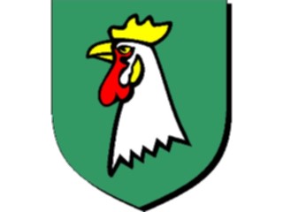 Sticker Custom Preview Image #048970 Crests Emblems Birds Rooster Head1