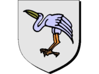 Sticker Custom Preview Image #048972 Crests Emblems Birds Stork