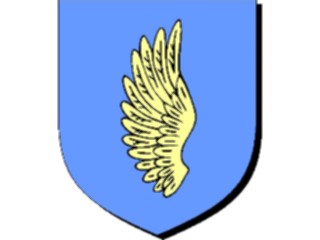 Sticker Custom Preview Image #048976 Crests Emblems Birds Wing1