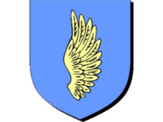 Sticker Custom Preview Image #048977 Crests Emblems Birds Wing2