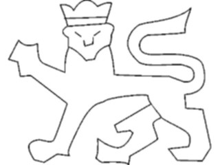 Sticker Custom Preview Image #049071 Crests Emblems General Lion2