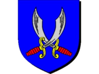 Sticker Custom Preview Image #049338 Crests Emblems Inanimate Weapons Crossed1