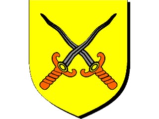 Sticker Custom Preview Image #049341 Crests Emblems Inanimate Weapons Crossed4