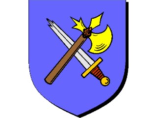 Sticker Custom Preview Image #049346 Crests Emblems Inanimate Weapons Crossed9