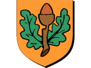 Sticker Custom Preview Image #049348 Crests Emblems Plants Acorn2