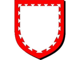 Sticker Custom Preview Image #049424 Crests Emblems Shields Border Dovetailed