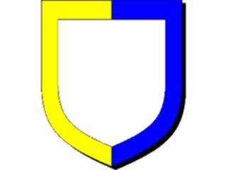 Sticker Custom Preview Image #049436 Crests Emblems Shields Border Per Pale